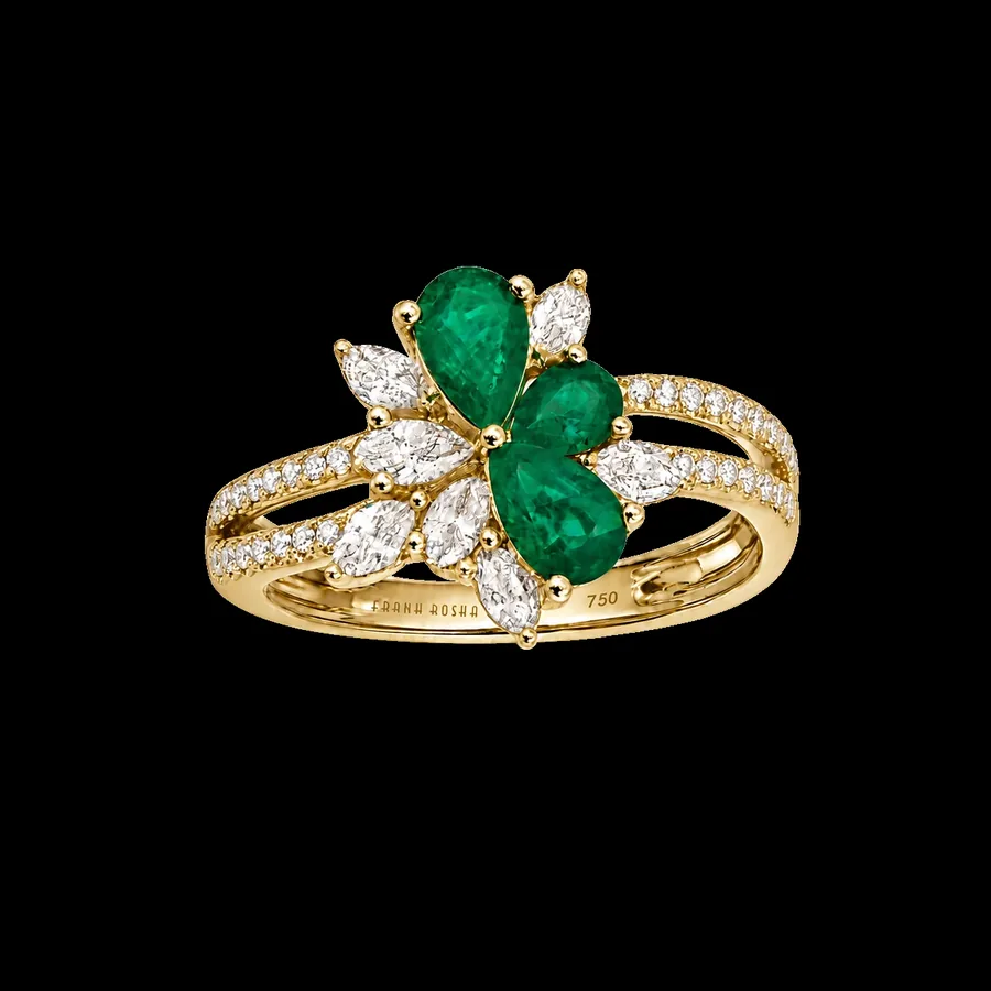 Emerald cocktail ring