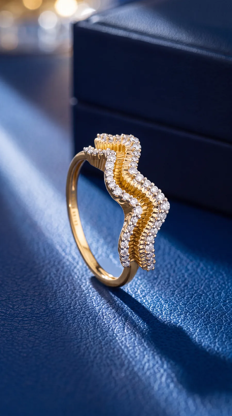 Wave band, 18k