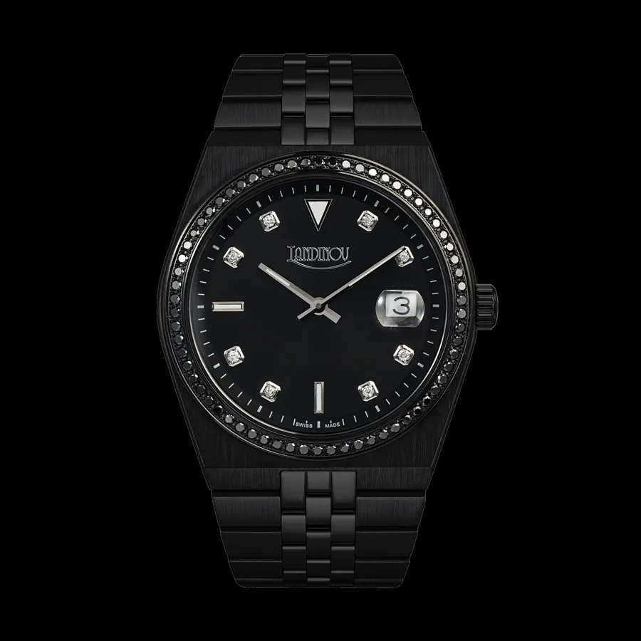 Black on black